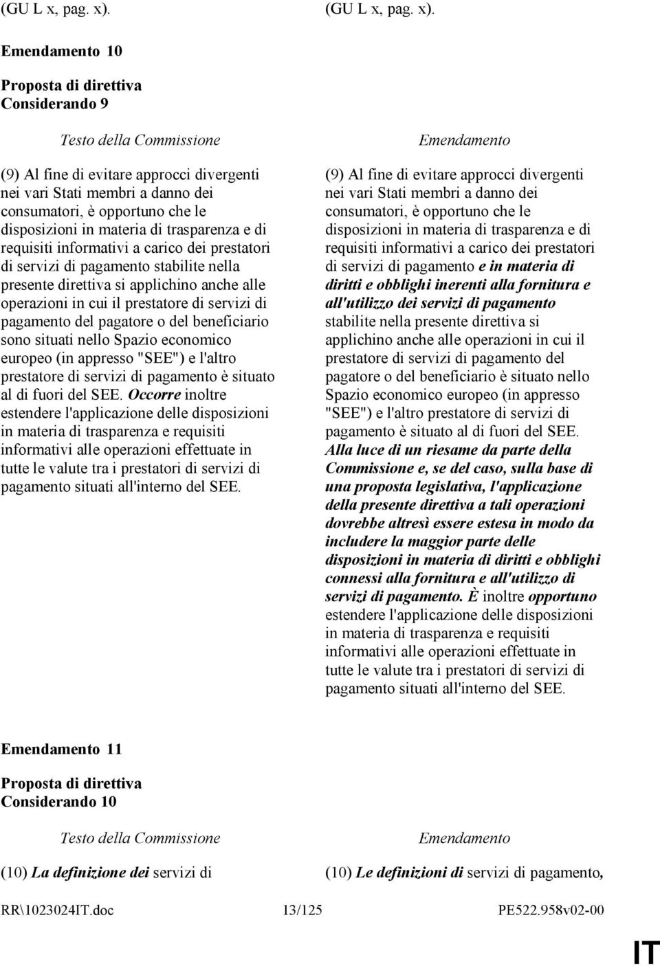 carico dei prestatori di servizi di pagamento stabilite nella presente direttiva si applichino anche alle operazioni in cui il prestatore di servizi di pagamento del pagatore o del beneficiario sono