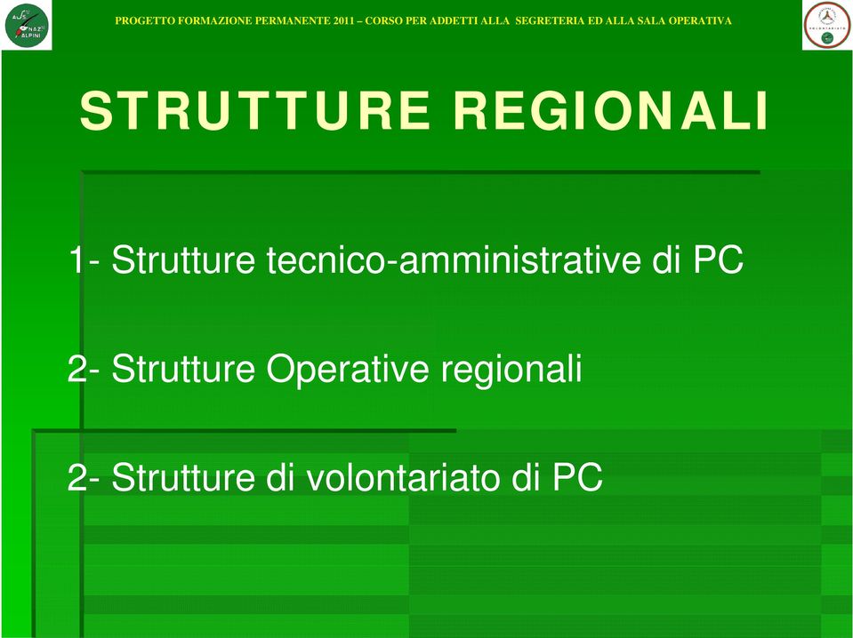 Strutture Operative regionali 2-