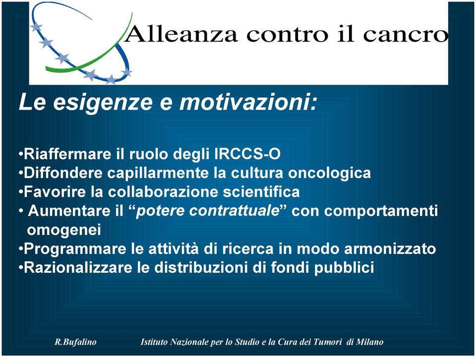 Aumentare il potere contrattuale con comportamenti omogenei Programmare le