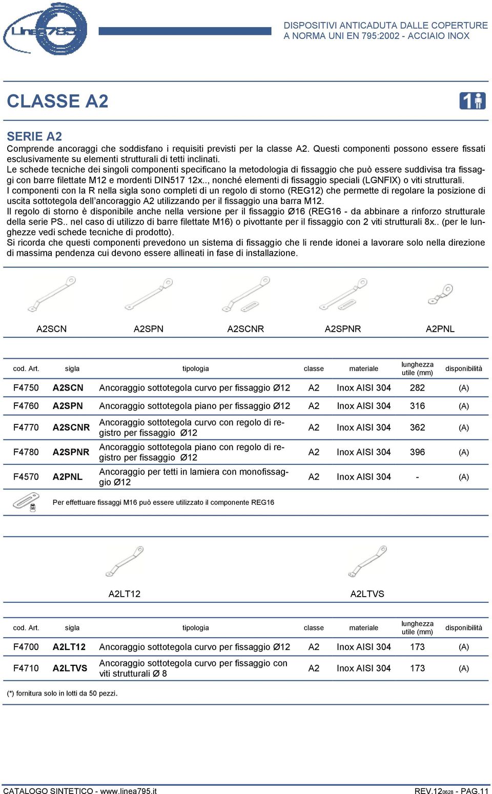 ., nonché elementi di fissaggio speciali (LGNFIX) o viti strutturali.