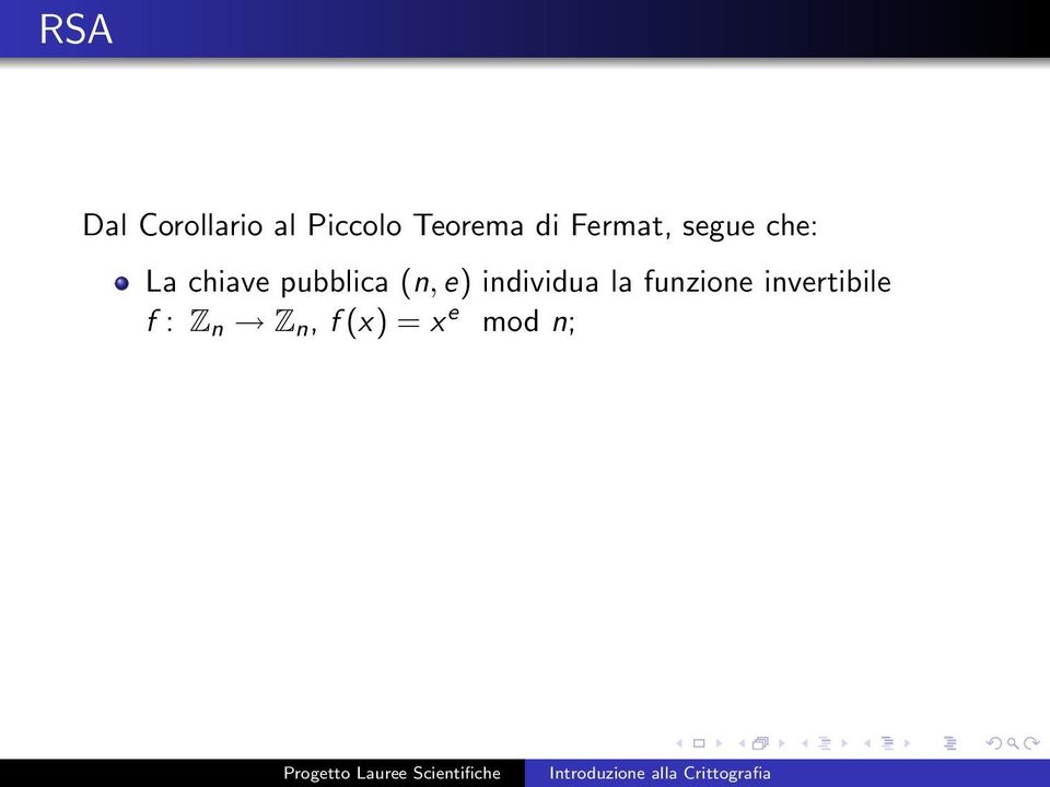 pubblica (n, e) individua la funzione