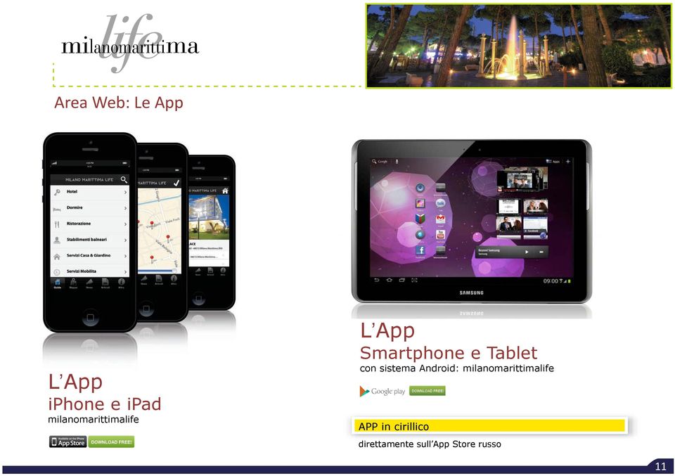 Tablet con sistema Android: