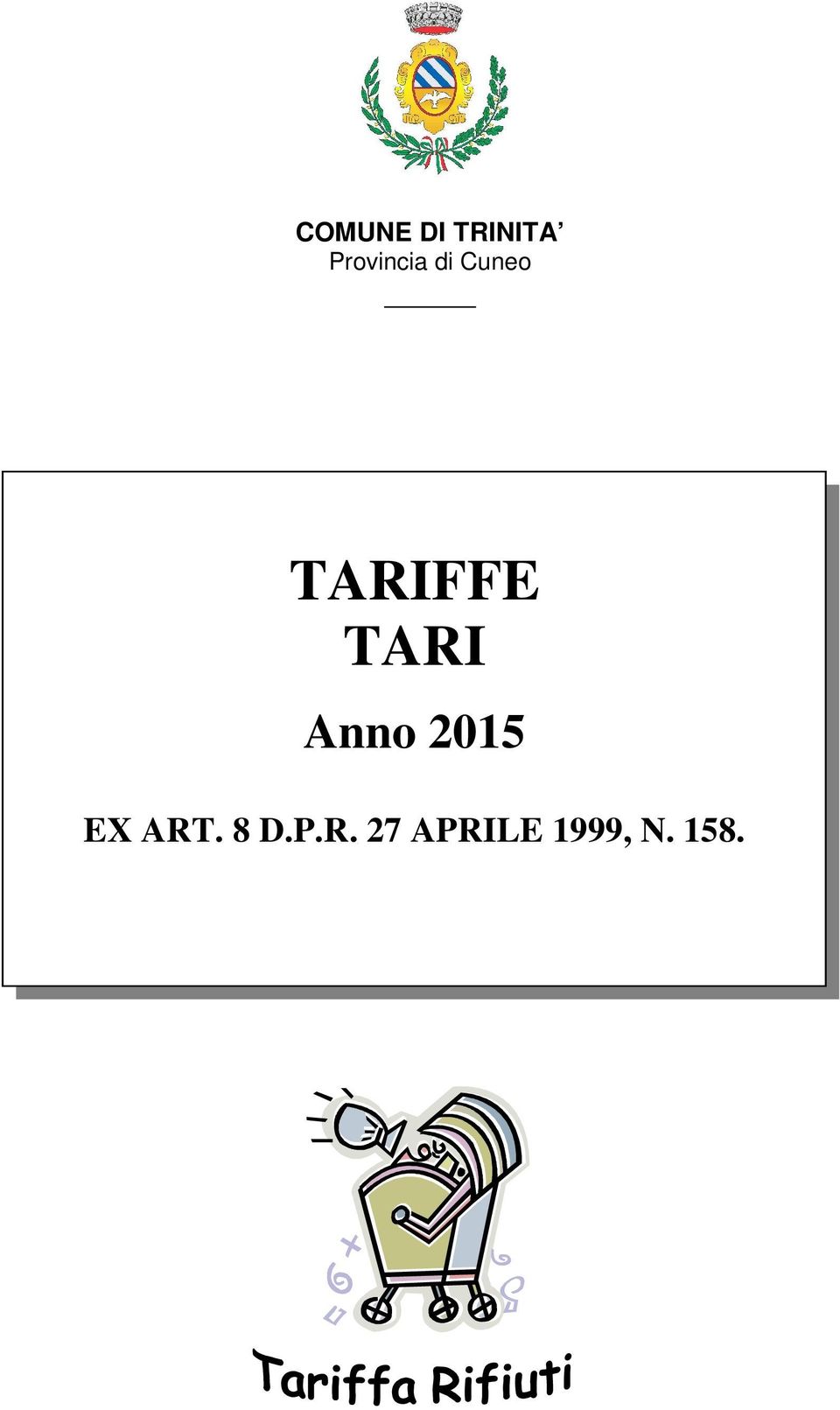 TARIFFE TARI Anno 2015