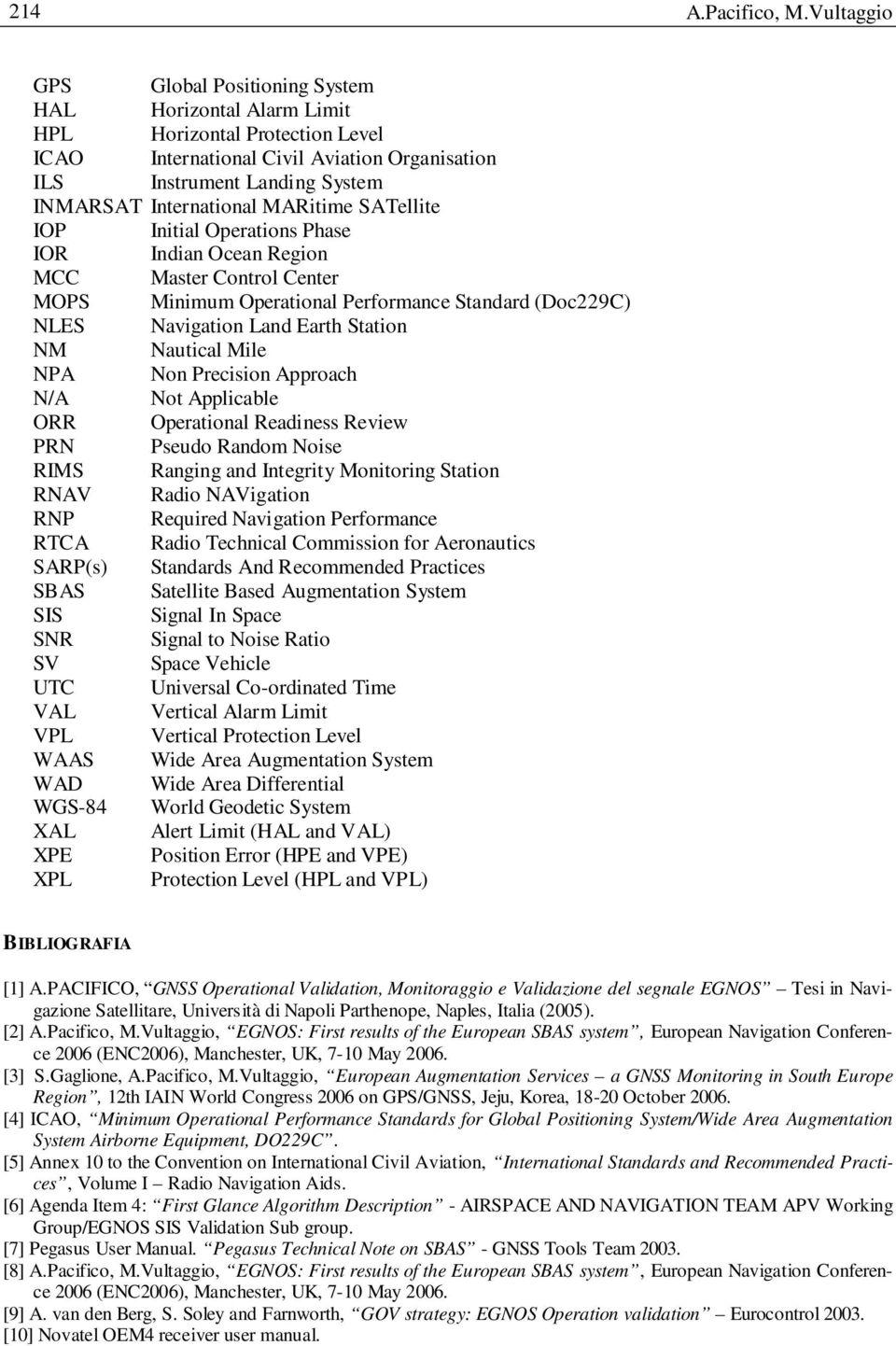 MARitime SATellite IOP Initial Operations Phase IOR Indian Ocean Region MCC Master Control Center MOPS Minimum Operational Performance Standard (Doc229C) NLES Navigation Land Earth Station NM