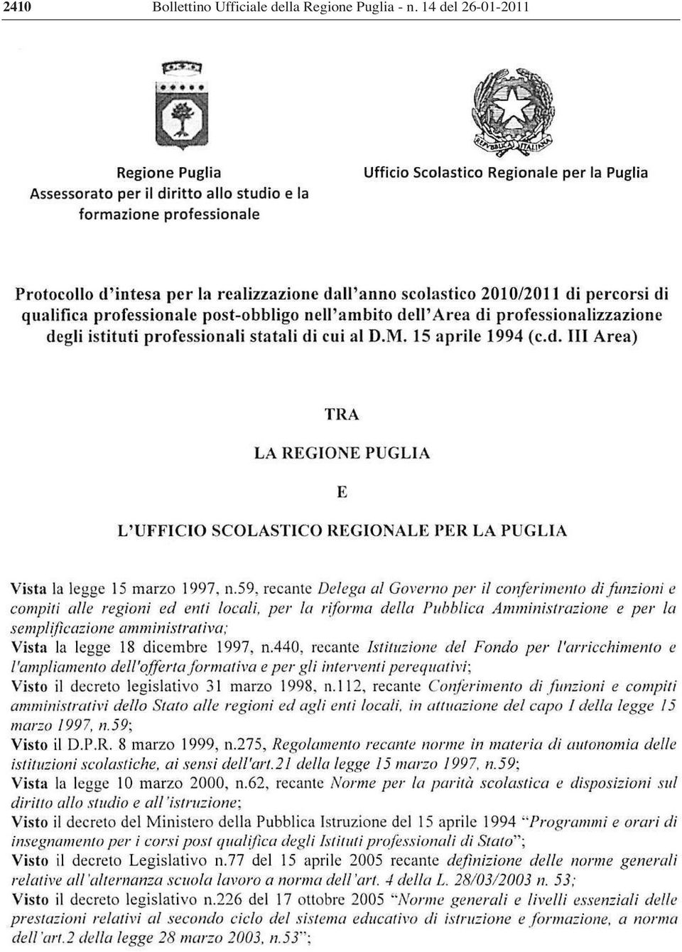 Regione Puglia -