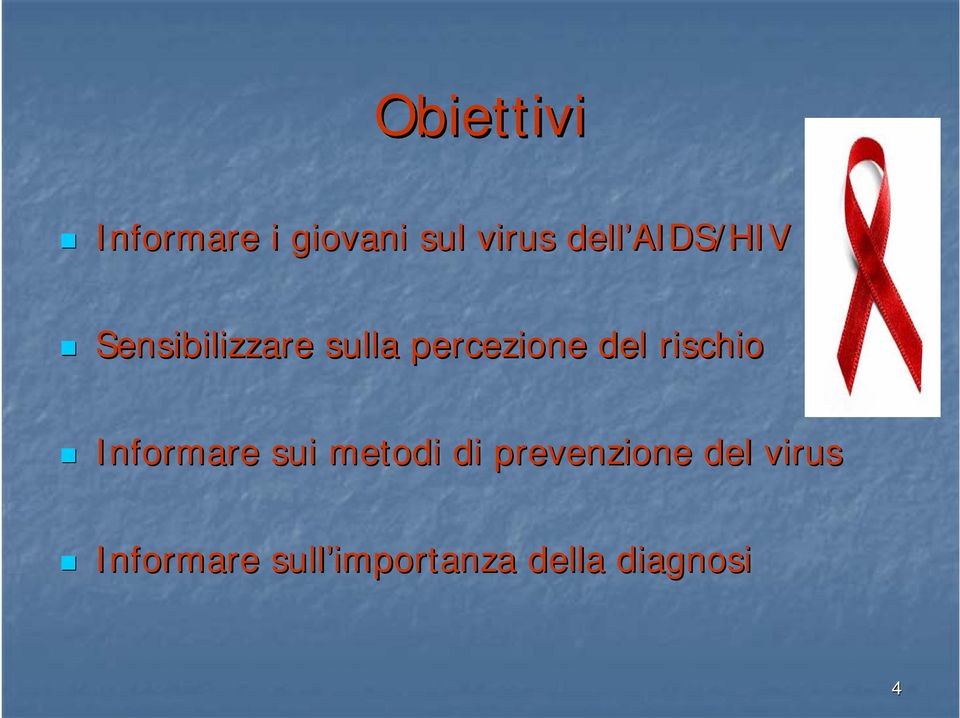 rischio Informare sui metodi di prevenzione