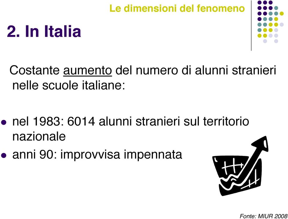 stranieri nelle scuole italiane: nel 1983: 6014