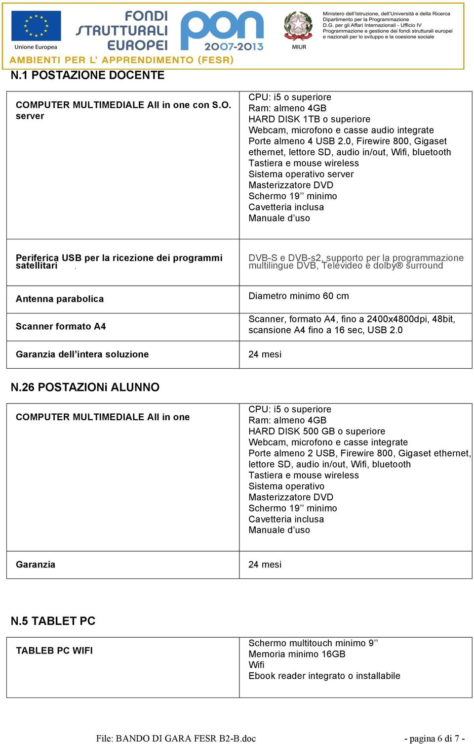 Periferica USB per la ricezione dei programmi satellitari.