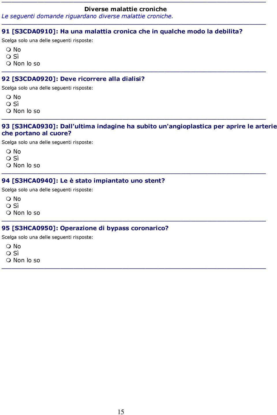 92 [S3CDA0920]: Deve ricorrere alla dialisi?