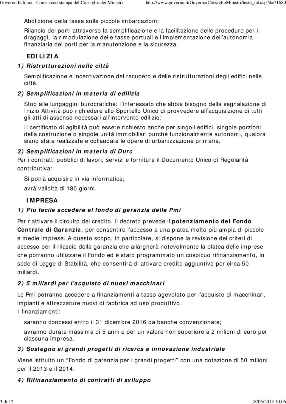 implementazione dell autonomia finanziaria dei porti per la manutenzione e la sicurezza.