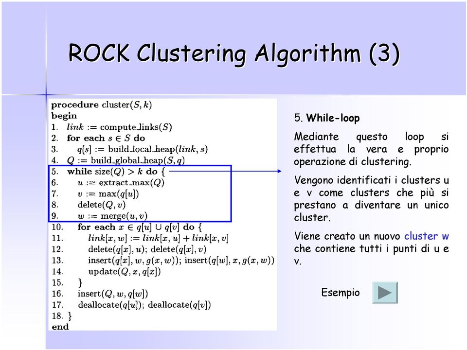 di clustering.