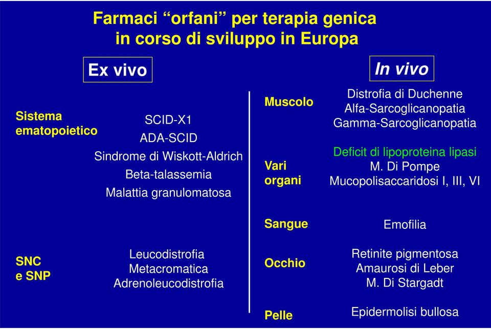 Gamma-Sarcoglicanopatia Deficit di lipoproteina lipasi M.