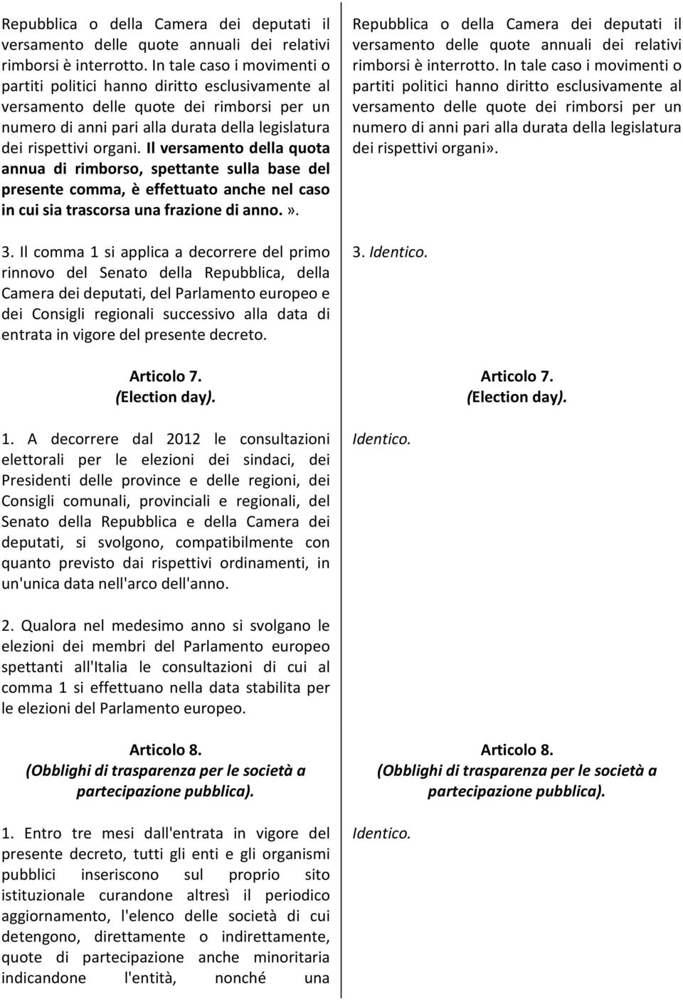 Il versamento della quota annua di rimborso, spettante sulla base del presente comma, è effettuato anche nel caso in cui sia trascorsa una frazione di anno.». 3.