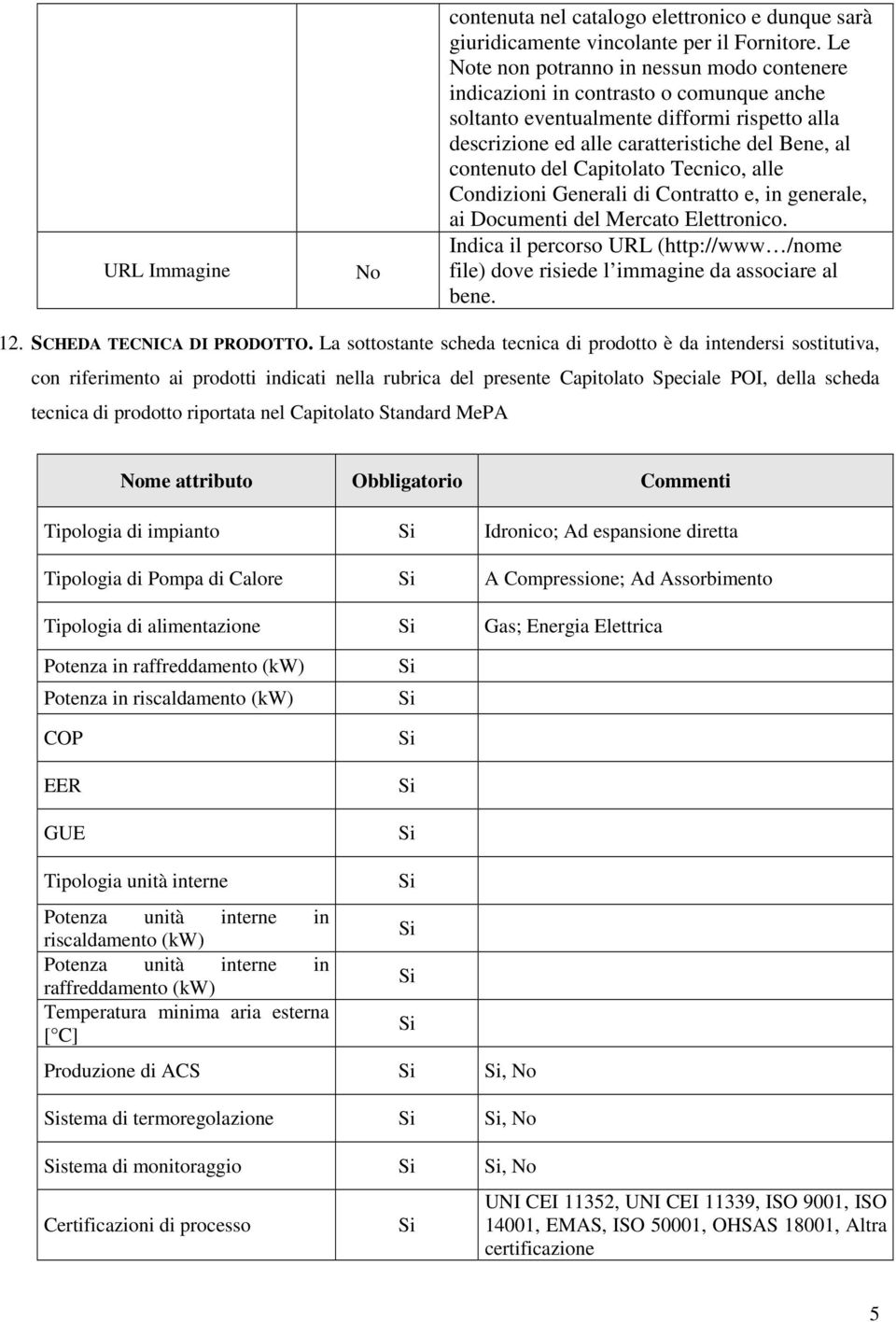 Capitolato Tecnico, alle Condizioni Generali di Contratto e, in generale, ai Documenti del Mercato Elettronico.