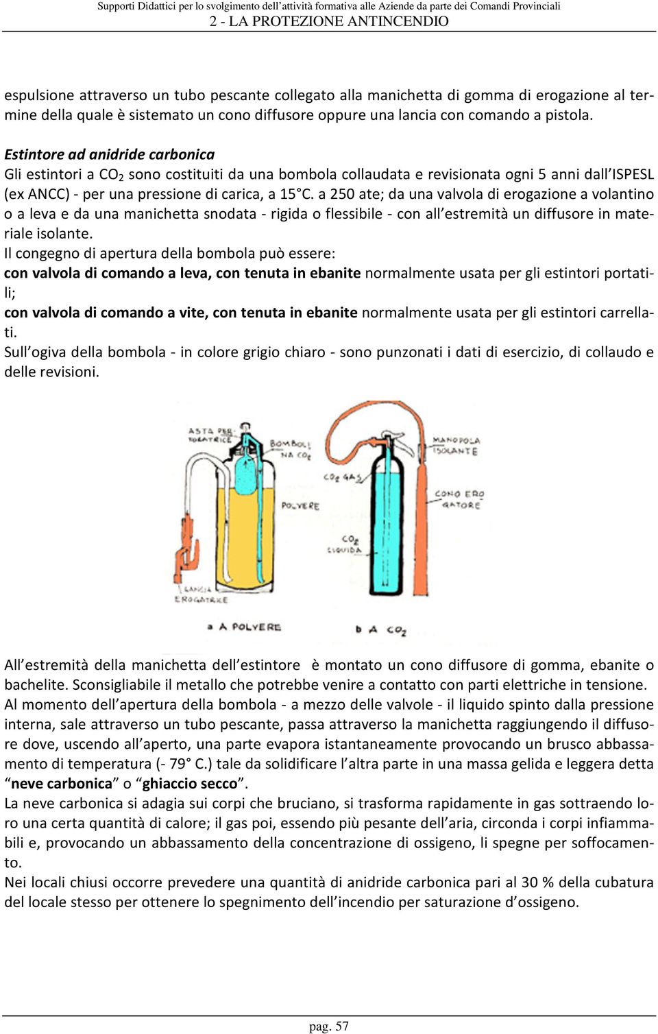 a 250 ate; da una valvola di erogazione a volantino o a leva e da una manichetta snodata - rigida o flessibile - con all estremità un diffusore in materiale isolante.