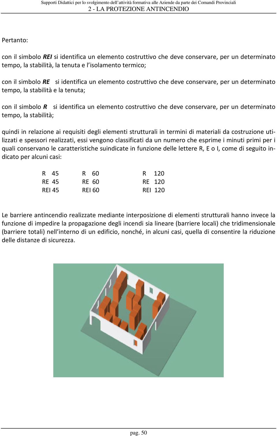 stabilità; quindi in relazione ai requisiti degli elementi strutturali in termini di materiali da costruzione utilizzati e spessori realizzati, essi vengono classificati da un numero che esprime i