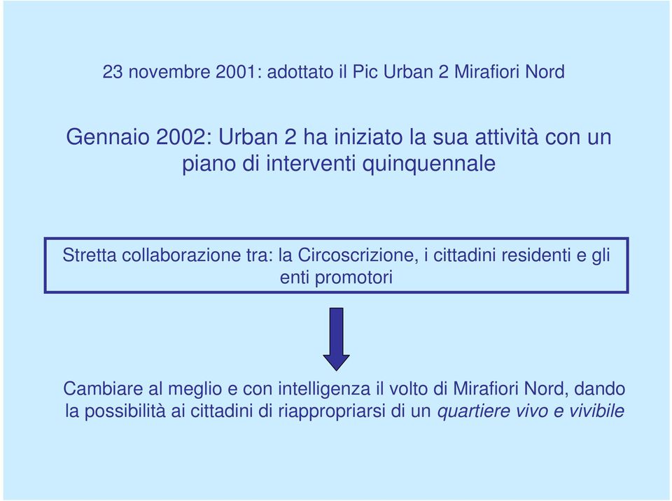 Circoscrizione, i cittadini residenti e gli enti promotori Cambiare al meglio e con intelligenza