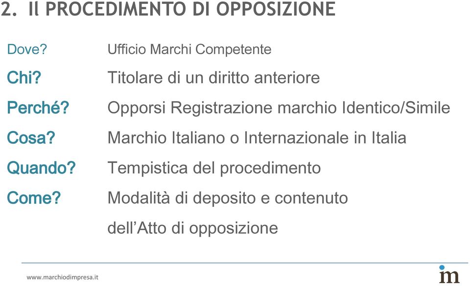 Registrazione marchio Identico/Simile Marchio Italiano o Internazionale in