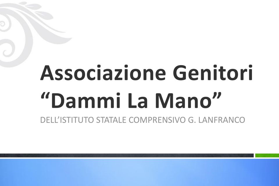 Mano DELL ISTITUTO