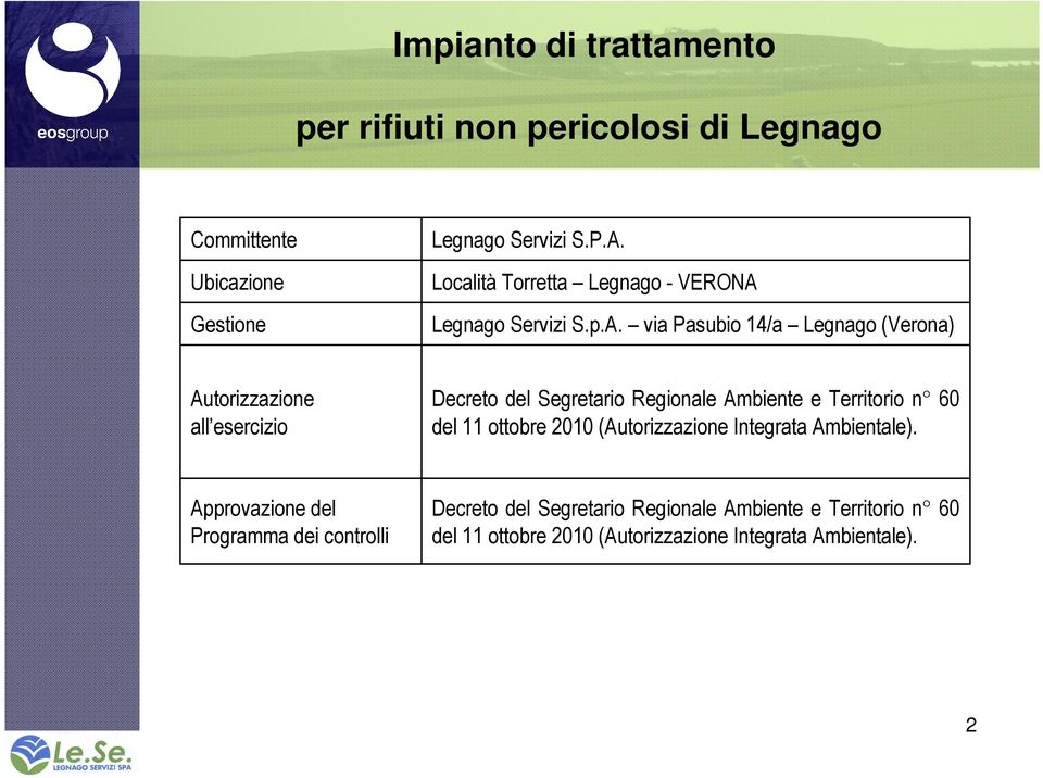 Legnago Servizi S.p.A.