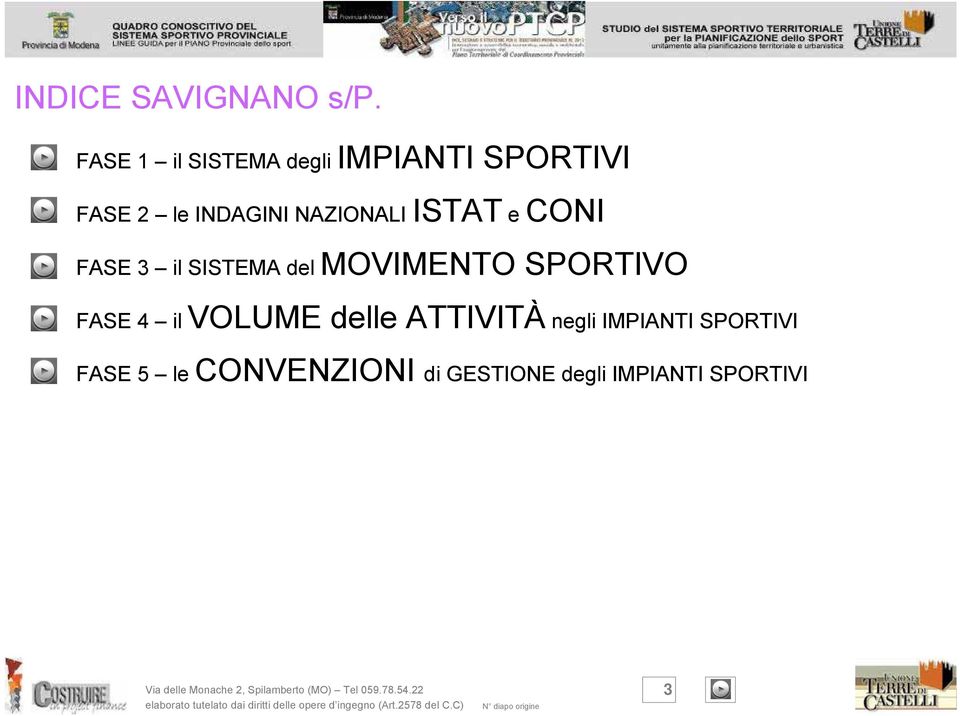 NAZIONALI ISTAT e CONI FASE 3 il SISTEMA del MOVIMENTO SPORTIVO