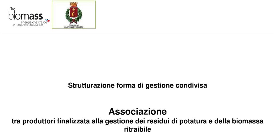 produttori finalizzata alla gestione