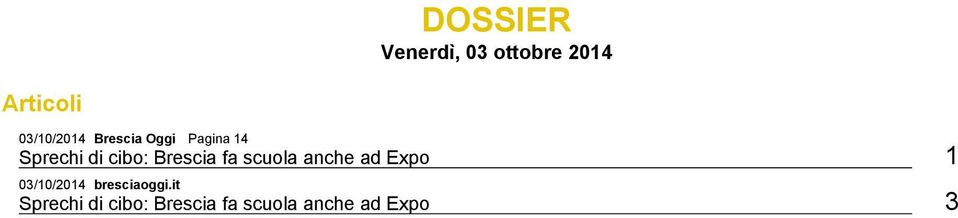 Brescia fa scuola anche ad Expo 1 03/10/2014