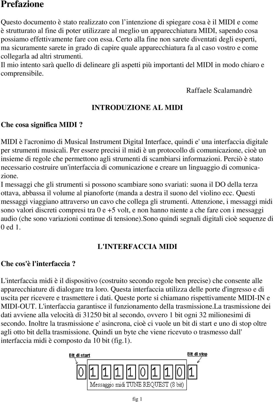 Il mio intento sarà quello di delineare gli aspetti più importanti del MIDI in modo chiaro e comprensibile. Che cosa significa MIDI?