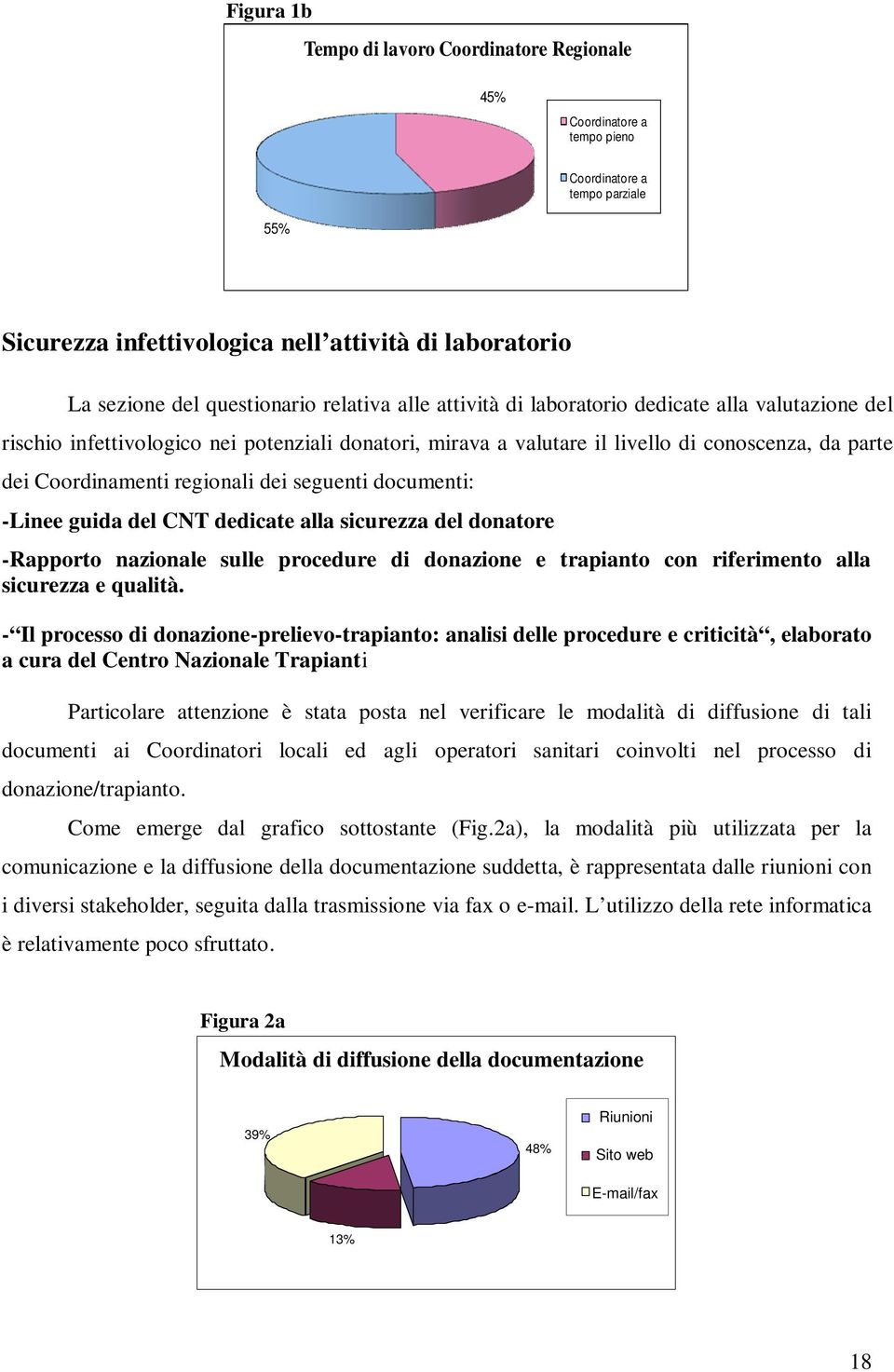 dei seguenti documenti: -Linee guida del CNT dedicate alla sicurezza del donatore -Rapporto nazionale sulle procedure di donazione e trapianto con riferimento alla sicurezza e qualità.