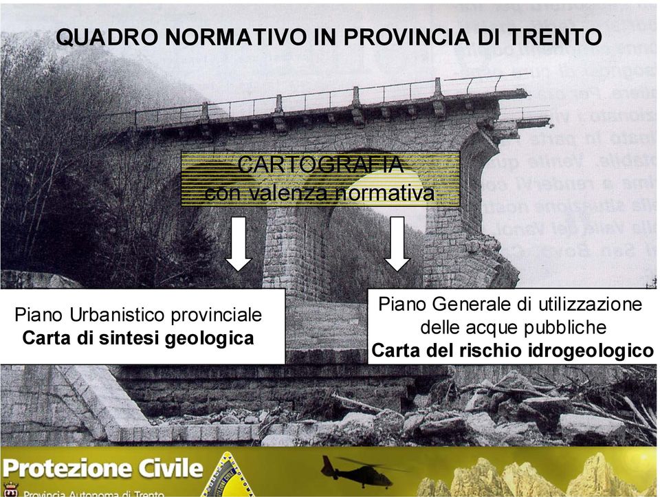 Carta di sintesi geologica Piano Generale di