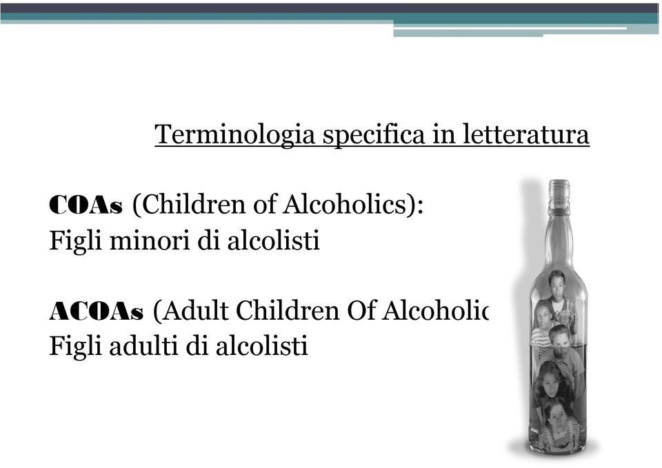 minori di alcolisti ACOAs (Adult