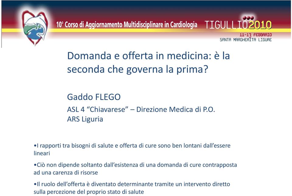 ASL 4 Chiavarese Direzione Medica di P.O.