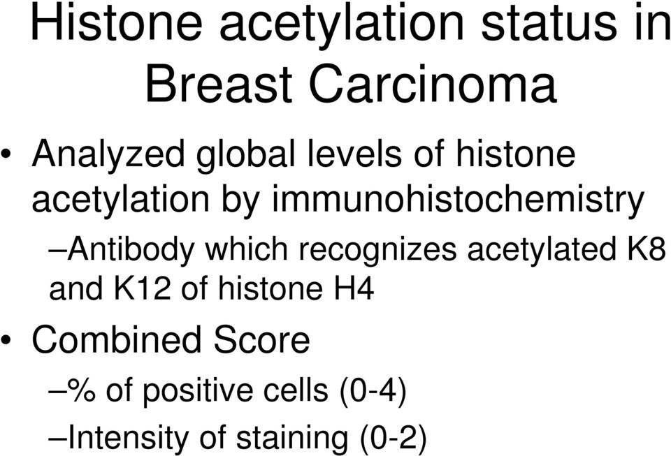 Antibody which recognizes acetylated K8 and K12 of histone H4