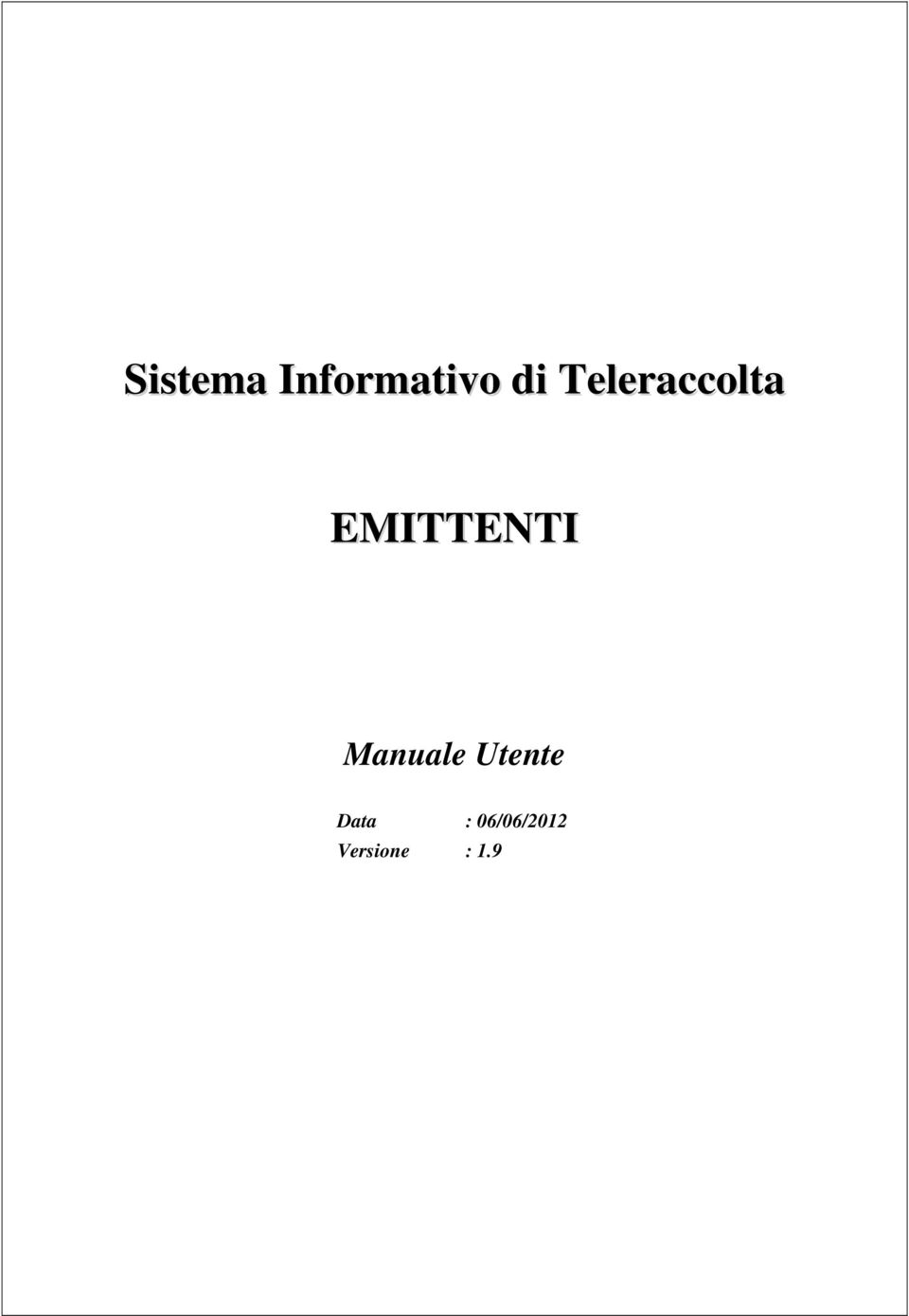 EMITTENTI Data