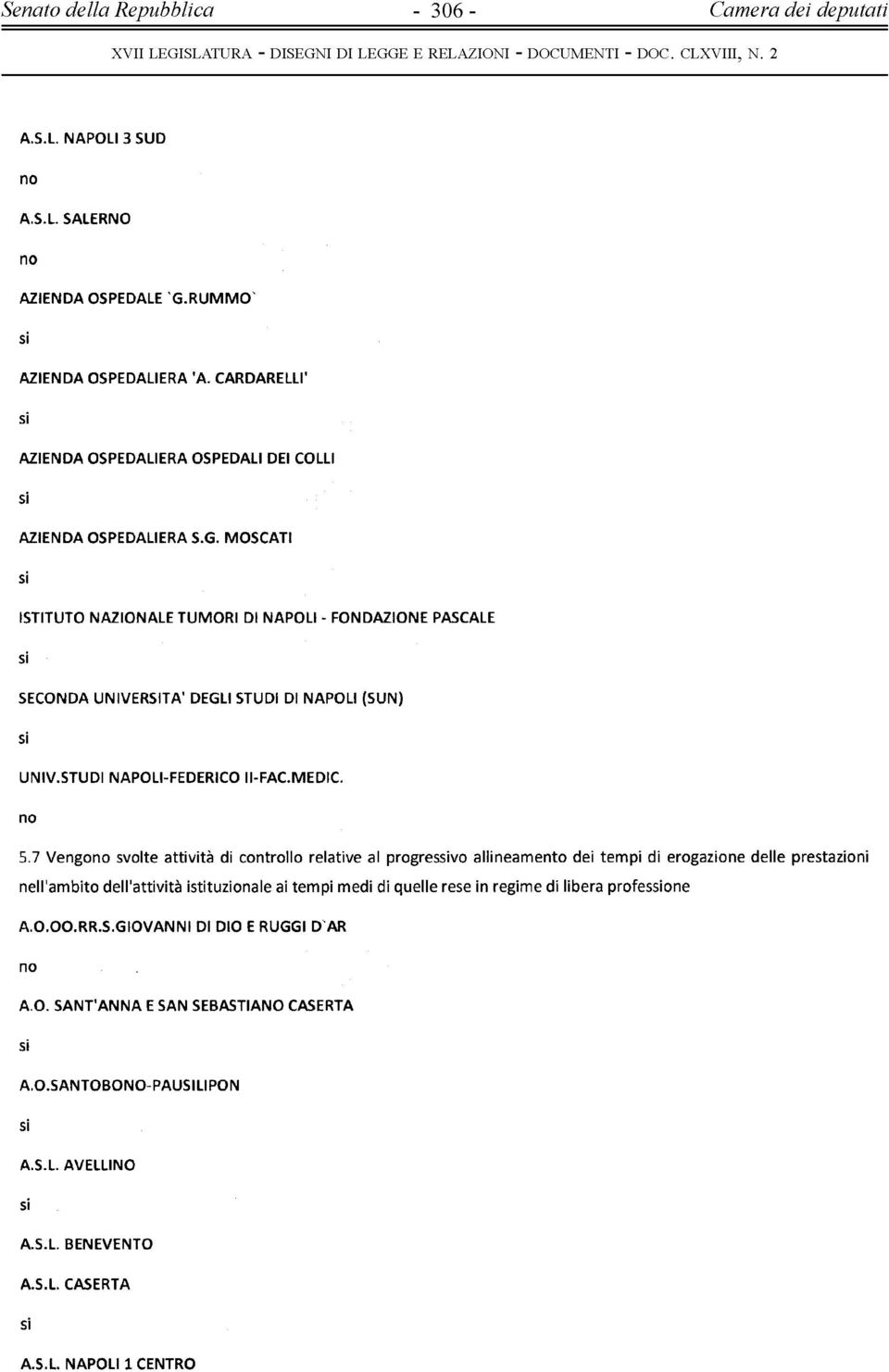 7 Vengo svolte attività di controllo relative al progresvo allineamento dei tempi di erogazione delle prestazioni