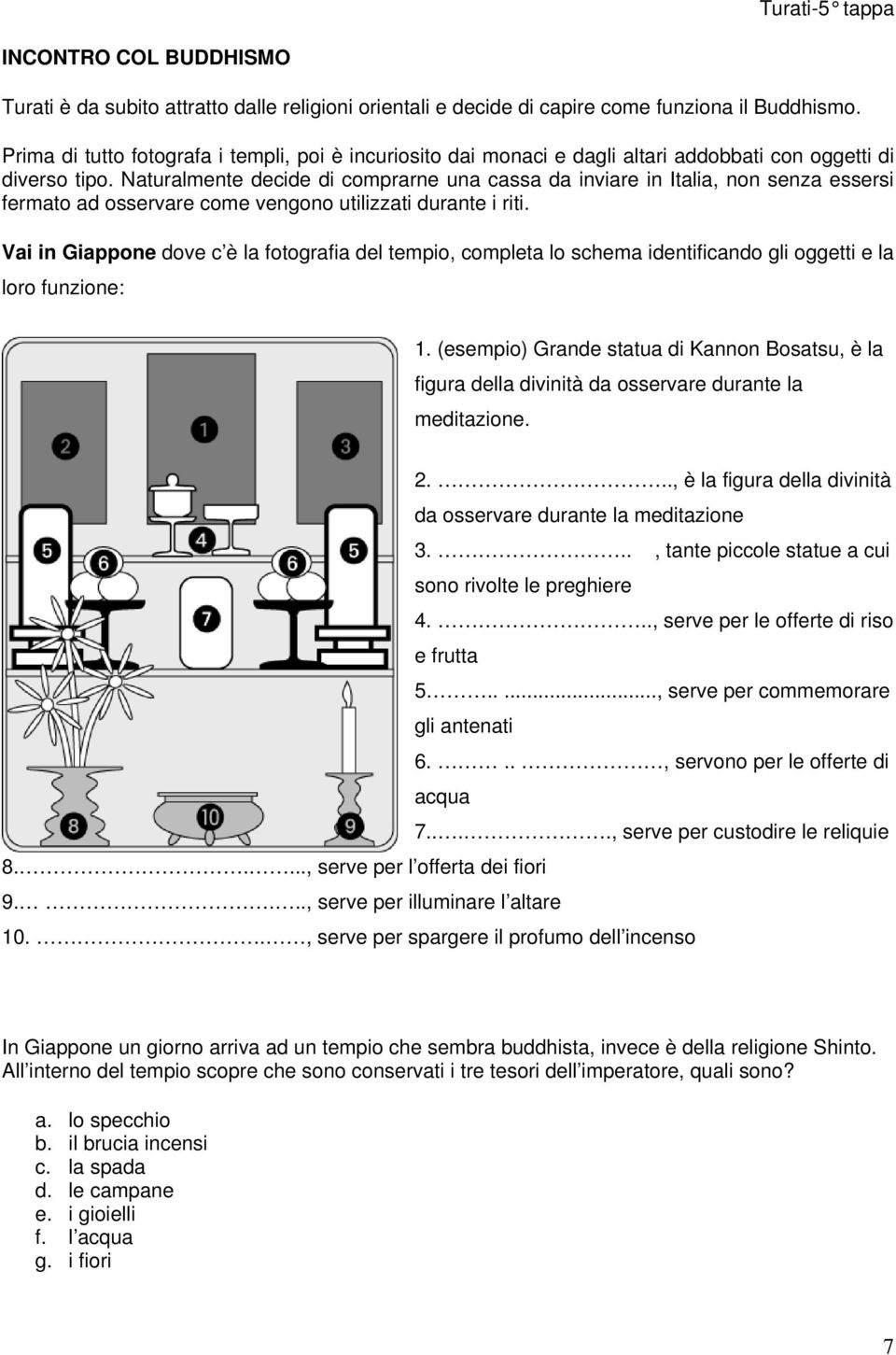 Naturalmente decide di comprarne una cassa da inviare in Italia, non senza essersi fermato ad osservare come vengono utilizzati durante i riti.