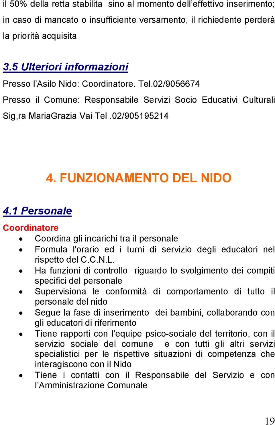 FUNZIONAMENTO DEL 