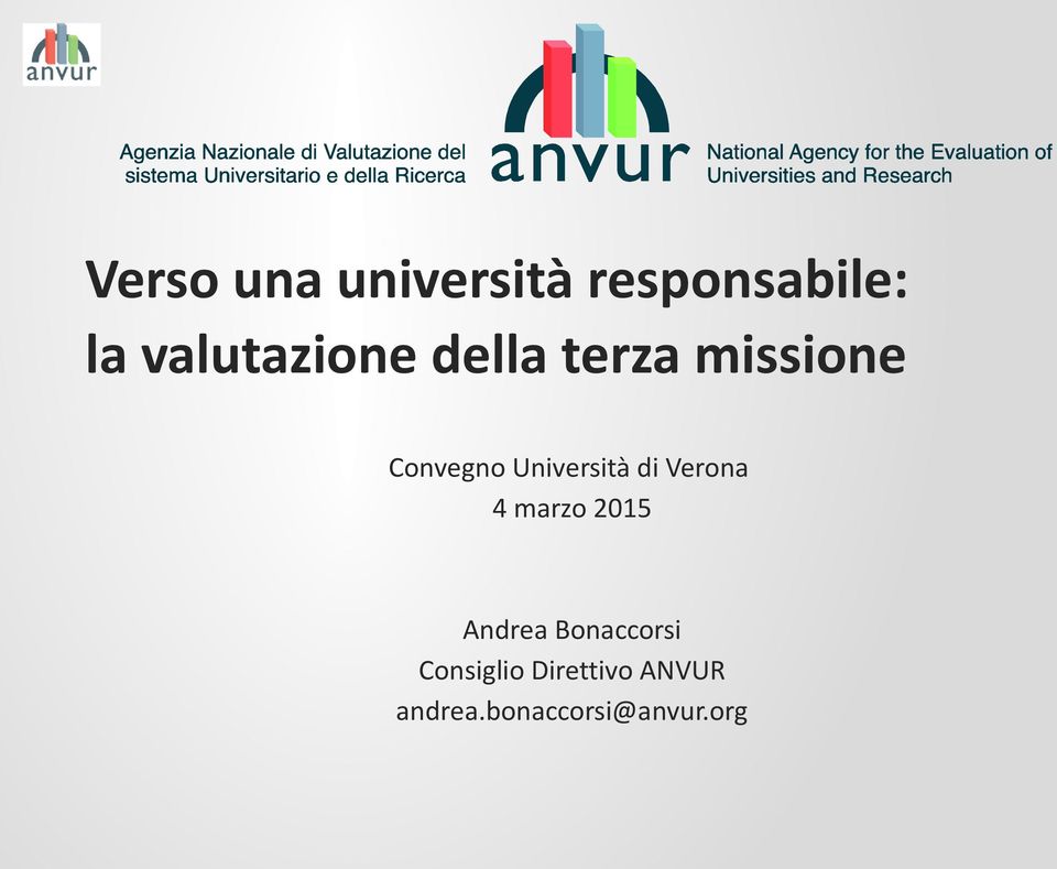 Università di Verona 4 marzo 2015 Andrea