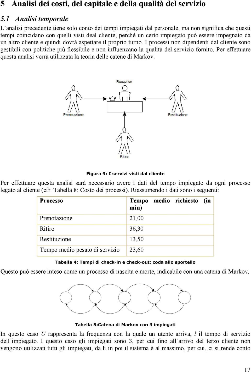 clente e qund dovrà aspettare l propro turno. I process non dpendent dal clente sono gestbl con poltche pù flessble e non nfluenzano la qualtà del servzo fornto.