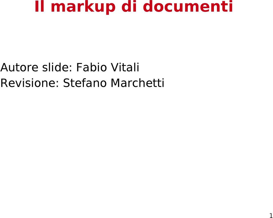 slide: Fabio Vitali