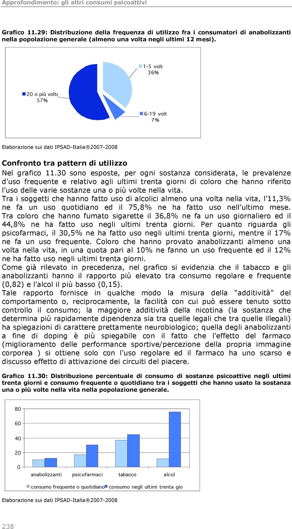 3 sono esposte, per ogni sostanza considerata, le prevalenze d uso frequente e relativo agli ultimi trenta giorni di coloro che hanno riferito l uso delle varie sostanze una o più nella vita.