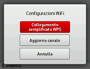 WiFi Questa funzionalità permette di gestire la rete WiFi E possibile verificare il nome della rete WiFi e la relativa chiave di cifratura Se è stata attivata una seconda rete WiFi verranno