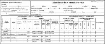 Cargo ed il Pre-Clearing Rada Porto Dogana Convalida l MMA (le A3 sono dichiarabili prima dello sbarco effettivo) Terminalista