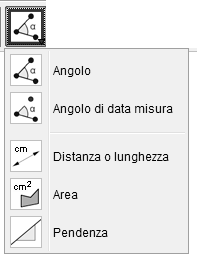 La geometria con Geogebra Introduzione 12 Icona 7 Ellisse. Occorre prima cliccare su due punti che saranno i fuochi dell ellisse e poi su un punto dell ellisse. Iperbole.