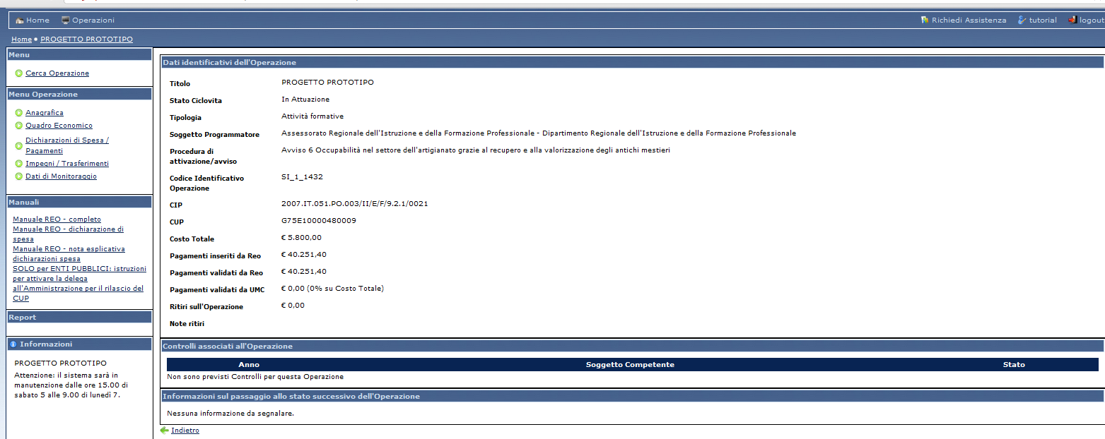 2. LA STRUTTURA GENERALE DELL APPLICATIVO La struttura generale dell interfaccia dell applicativo CARONTE FSE propone in ogni pagina: in alto la Barra degli Strumenti consente l accesso alle