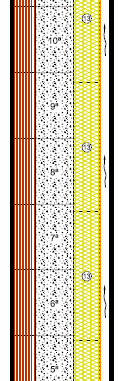 Complementi di finitura esterna A complemento della parete portante DomoWall oltre all ordinaria soluzione ad intonaco, Delta servizi e TermoBlok mettono a disposizione al costruttore, progettista o