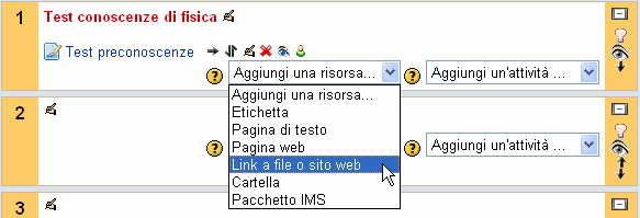 2. Informazioni e uso di queste piccole icone: l'icona edita. Permette di editare l oggetto a cui si trova vicino.