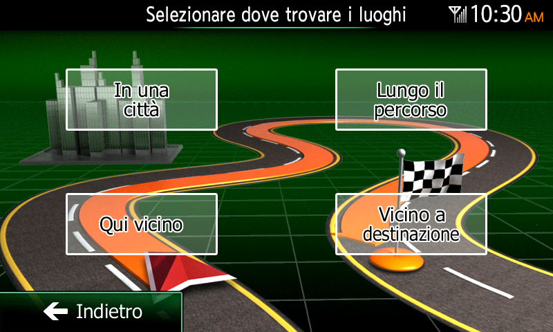 3.1.3.4 Ricerca di un POI per nome È possibile cercare un POI in base al suo nome.