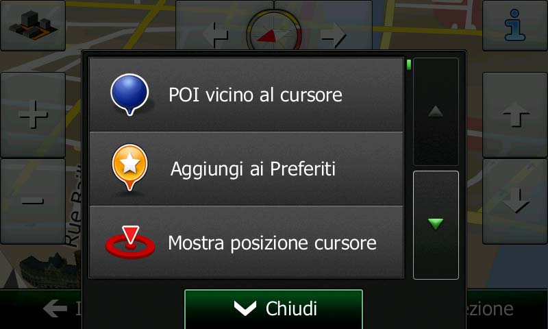 5. Toccare per salvare la posizione come nuovo punto di avviso.. 3.