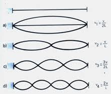 Le note e gli strumenti Succede anche sulle corde degli strumenti Ma le onde armoniche non vengono generate una per volta ma insieme ed il segnale risultante è dato da una sovrapposizione di più